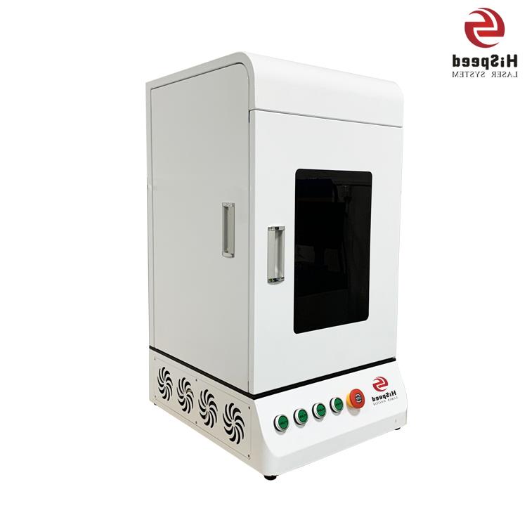 20W Safety Full Enclosed Desktop Mini Laser Engraving Machine for Metal